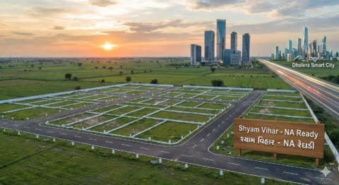 NA Ready Residential Plot for Sale near Dholera SIR | Shyam Vihar, Village Aakru