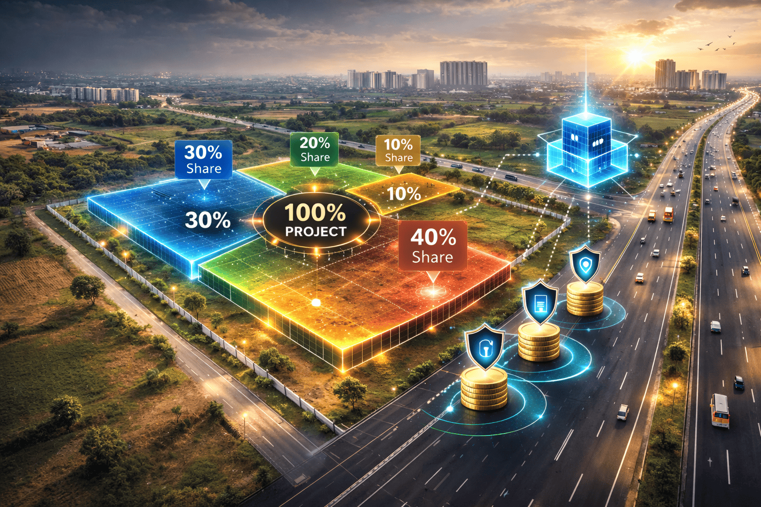 Fractional land investment in India structured through LandBitt trust model