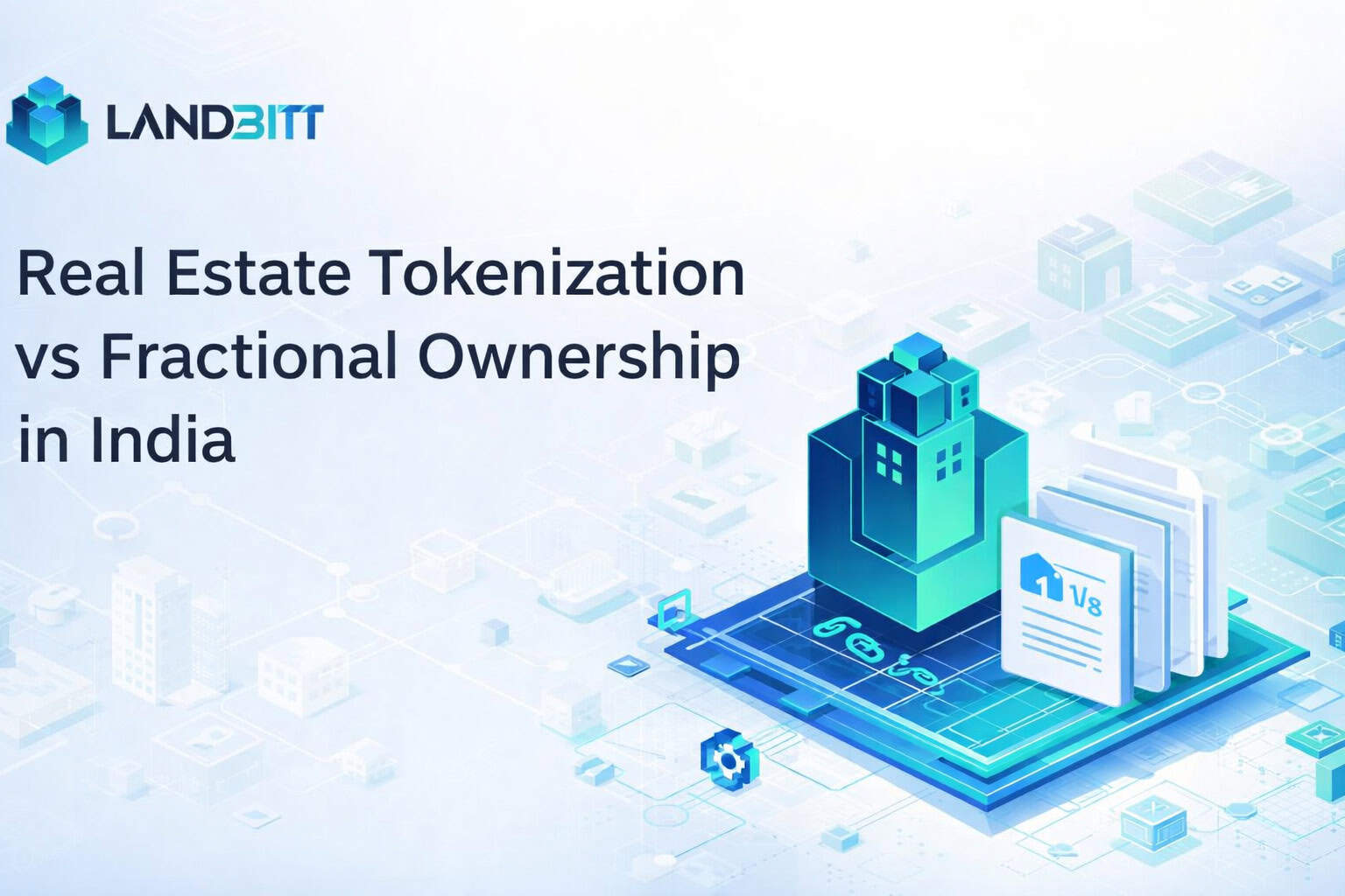 Real estate tokenization vs fractional ownership in India – digital property investment comparison by Landbitt