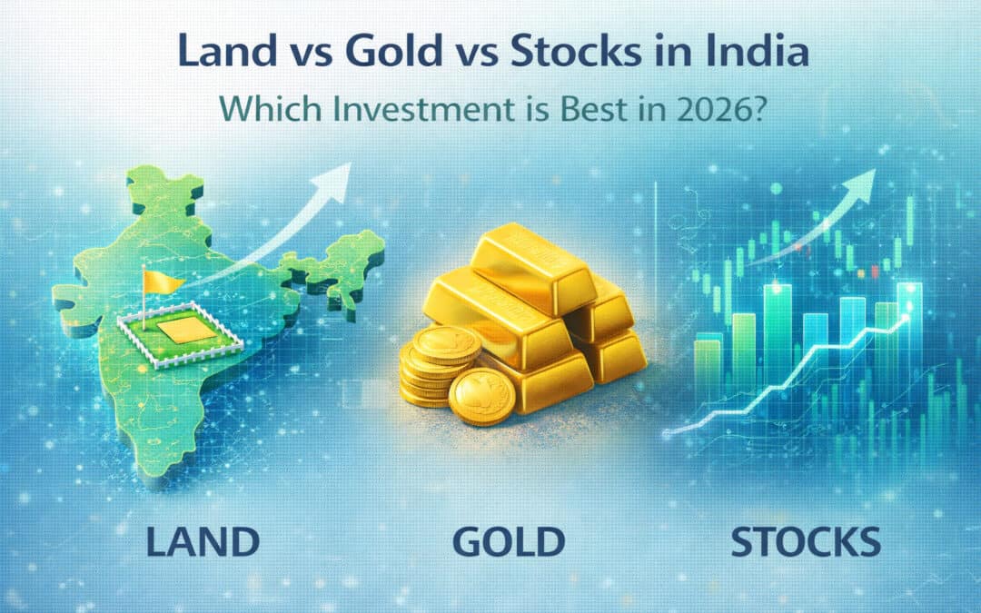 Land vs Gold vs Stocks in India: Which Investment is Best in 2026?