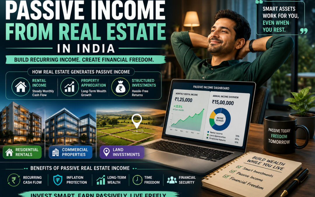 Passive Income from Real Estate in India (Smart Investor Guide 2026)