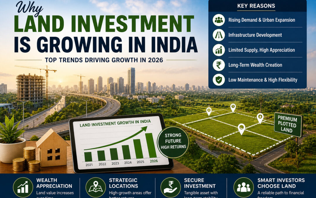 Why Land Investment is Growing in India (Top Reasons Investors Are Choosing Land in 2026)
