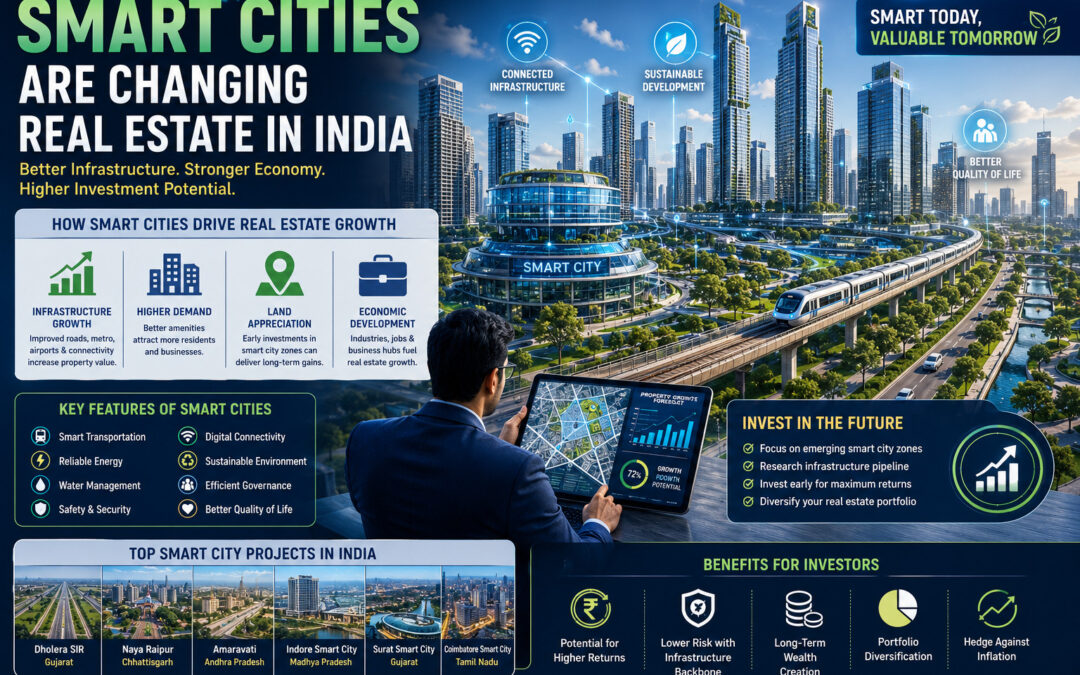 How Smart Cities Are Changing Real Estate in India (Investment Guide 2026)
