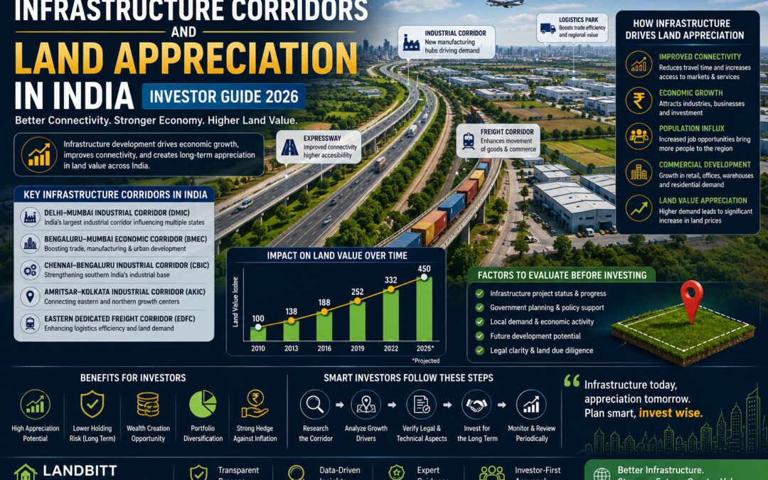 Infrastructure Corridors and Land Appreciation in India (Investor Guide 2026)