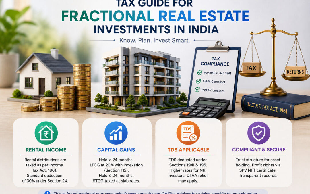 Tax Guide: How Fractional Real Estate Investments Are Taxed in India